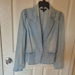 INC International Concepts Light Blue Blazer